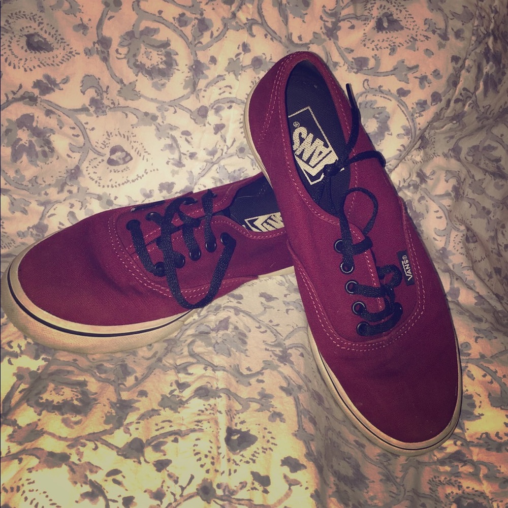 Red/Maroon vans